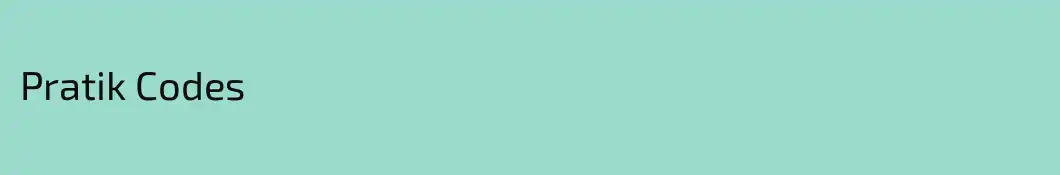 Pratik Codes